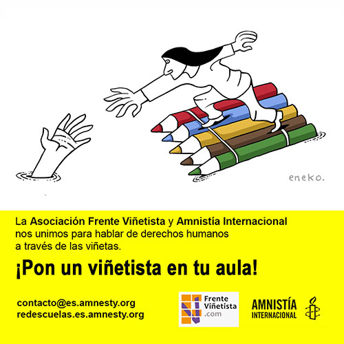 Talleres de viñetas con Amnistía Internacional