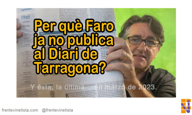 ¿Por qué Faro ya no publica en el Diari de Tarragona?