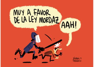 Viñeta de Humor sin Mordazas - Iñaki y Frenchy